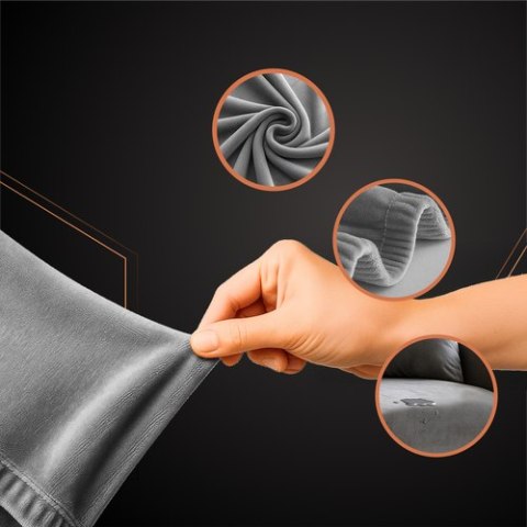 Pokrowiec na kanapę 190-230cm c. szary Ruhhy 26181