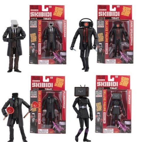 Skibidi toilet - figurki delux 15 cm