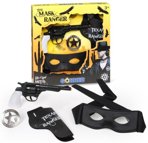 Gonher zestaw kowbojski z maską