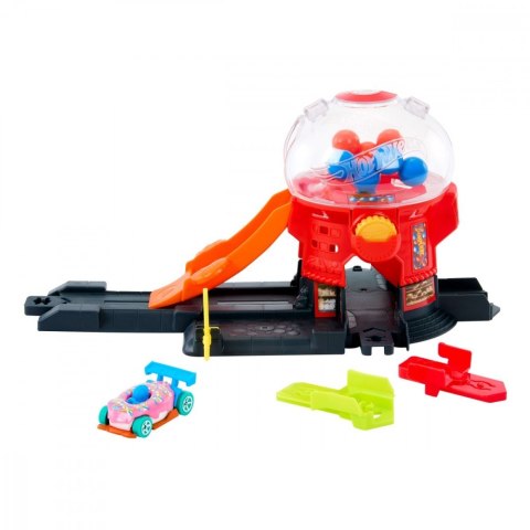 Tor samochodowy speed snap zestaw sklepik guma balonowa + autko