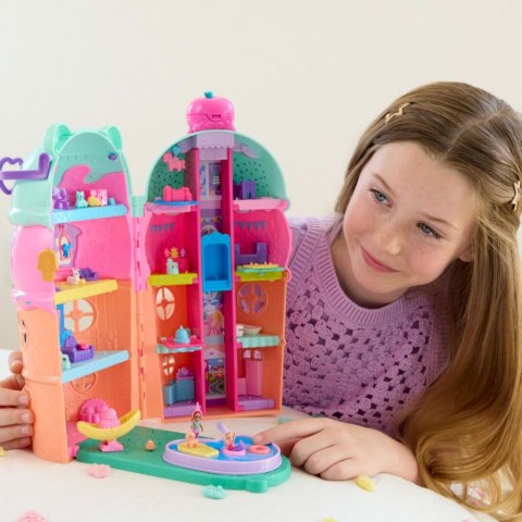 Zestaw figurek polly pocket lodowy domek z basenem