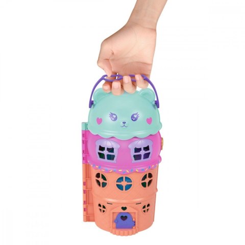 Zestaw figurek polly pocket lodowy domek z basenem