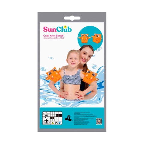 Dmuchane rękawki na basen SUNCLUB krab
