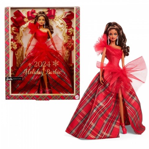 Lalka barbie holiday brunetka