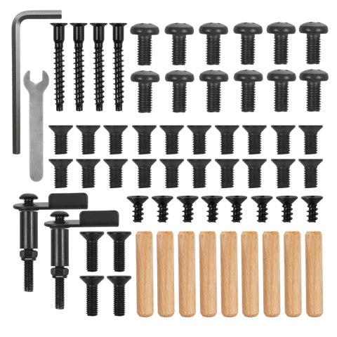 Przegroda biurkowa / organizer Ergo Office, max. obciążenie 10kg, biała tablica, szerokość 1116mm, czarna, ER-301 B