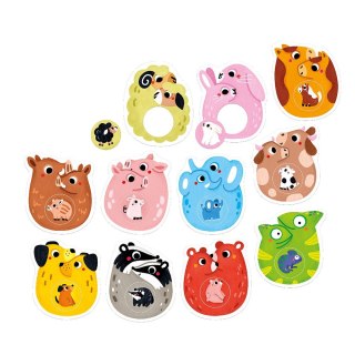 Układanka pierwsze puzzle - rodzinki