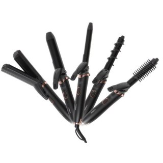 AD 2028 Zestaw do stylizacji włosów 5 w 1 | powłoka ceramiczna | lokówka | prostownica | karbownica | falownica