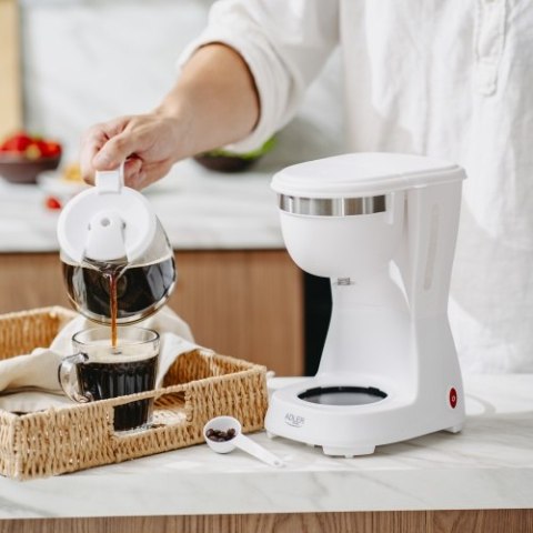 AD 4381 white Ekspres przelewowy 0,6l