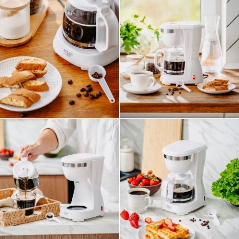 AD 4381 white Ekspres przelewowy 0,6l