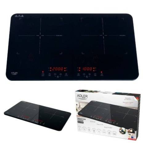 AD 6516 Kuchenka indukcyjna - dwupalnikowa