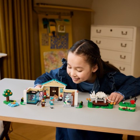 Klocki animal crossing 77056 blathers i kolekcja muzealna