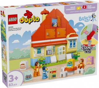 Klocki duplo bluey 10459 dom rodzinny blue z grą pamięciową