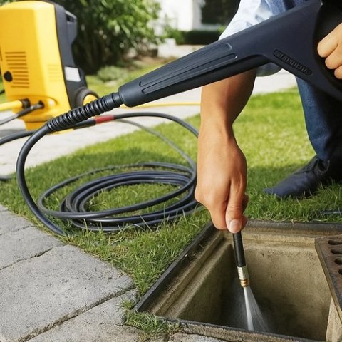 Wąż do czyszczenia rur z adapterem 15m Ruhhy 26132