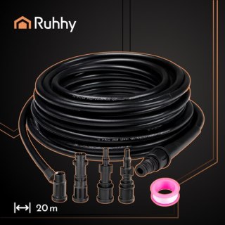 Wąż do czyszczenia rur z adapterem 20m Ruhhy 26133