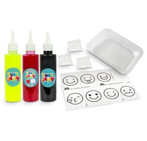 Zestaw tubi jelly emotki 3 kolory