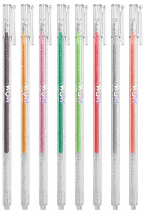 Zestaw kreatywny notatnik, 8 długopisów