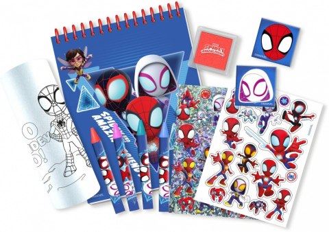 Zestaw kreatywny w walizeczce spiderman