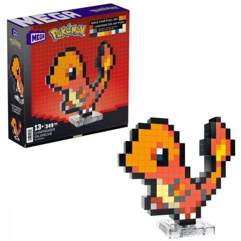 Klocki mega pokemon klocki pixel charmander