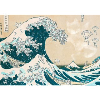 Puzzle - 500 - Wielka kocia fala - Trefl 37537