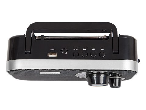 77-543# Radio przenośne analogowe am/fm blow ra12 czarno-srebrne