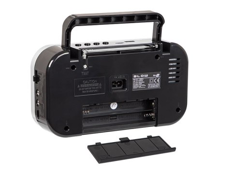 77-543# Radio przenośne analogowe am/fm blow ra12 czarno-srebrne