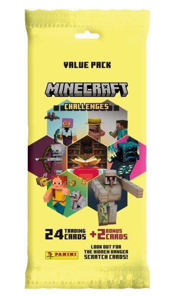 Minecraft saszetka fat pack z kartami