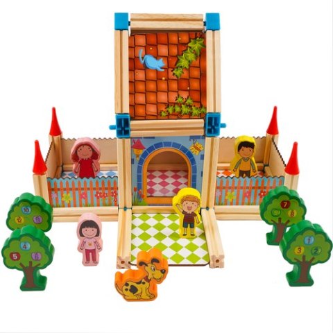 Klocki konstrukcyjne - dom 268el. Kruzzel 26452