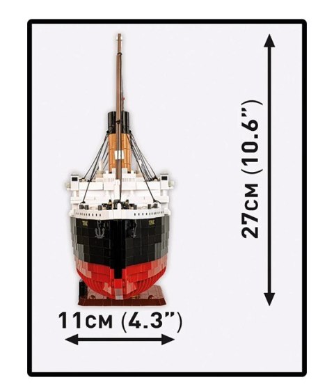 Klocki r.m.s titanic 3260 klocków