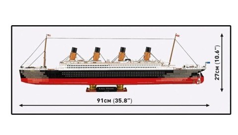 Klocki r.m.s titanic 3260 klocków