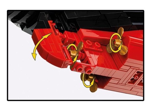 Klocki r.m.s titanic 3260 klocków
