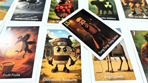 Gra piotruś i pamięć brainrot: tung tung tung sahur