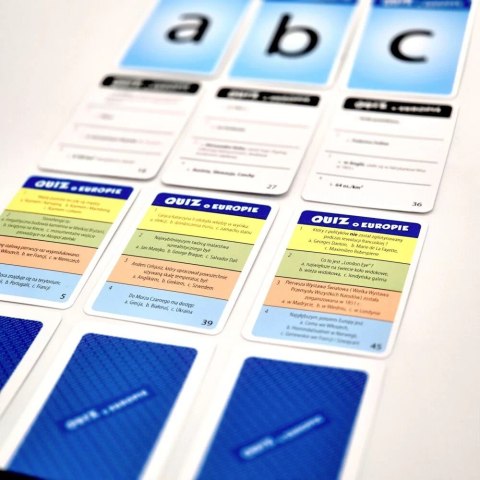 Gra quiz o europie kieszonkowa gra edukacyjna