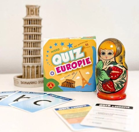Gra quiz o europie kieszonkowa gra edukacyjna
