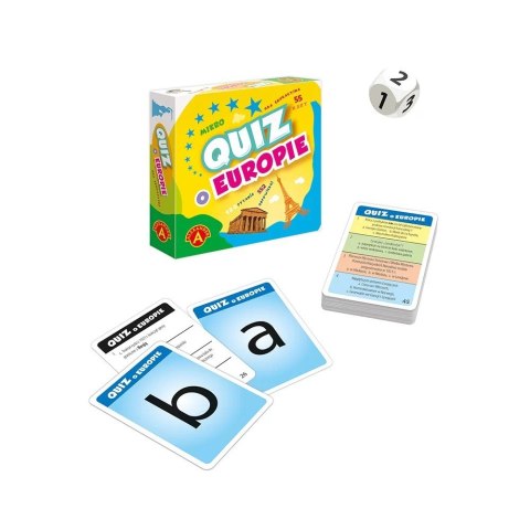 Gra quiz o europie kieszonkowa gra edukacyjna