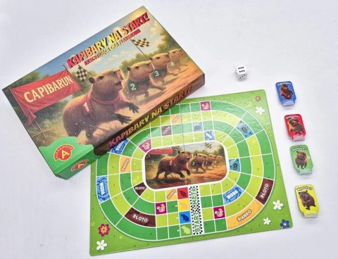 Gra rodzinna gra planszowa kapibary na start
