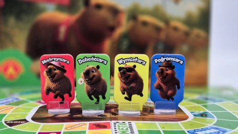 Gra rodzinna gra planszowa kapibary na start