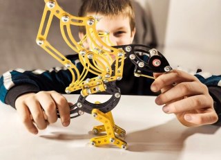 Zestaw konstrukcyjny mały konstruktor dinozaury pterodactyl