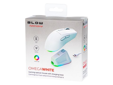 84-061# Mysz optyczna blow adrenaline omega biała