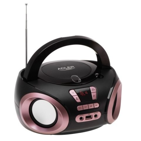 AD 1181 black copper Radio boombox cd-mp3 | usb | fm radio | aux | gniazdo słuchawkowe