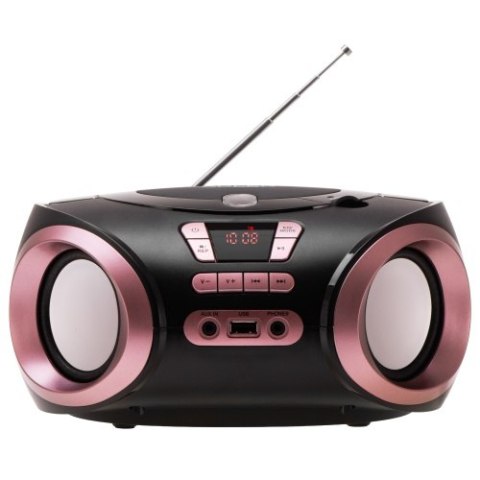 AD 1181 black copper Radio boombox cd-mp3 | usb | fm radio | aux | gniazdo słuchawkowe