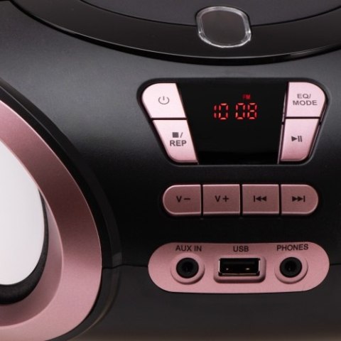 AD 1181 black copper Radio boombox cd-mp3 | usb | fm radio | aux | gniazdo słuchawkowe