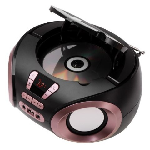 AD 1181 black copper Radio boombox cd-mp3 | usb | fm radio | aux | gniazdo słuchawkowe