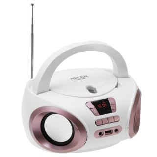 AD 1181 white copper Radio boombox cd-mp3 | usb | fm radio | aux | gniazdo słuchawkowe