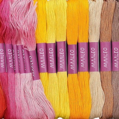 Mulina - zestaw do haftowania 100 kolorów 25724