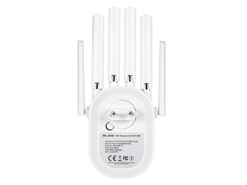 86-049# Wzmacniacz sygnału wi-fi repeater 300mb/s rp-2 blow