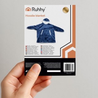 Bluza XXL - koc granatowy Ruhhy 26147