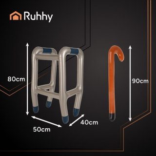 Dmuchany balkonik z laską Ruhhy 26291