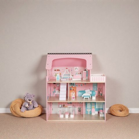 Domek drewniany dla lalek Kruzzel 26364