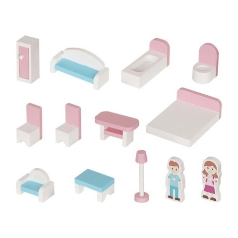 Domek drewniany dla lalek Kruzzel 26364