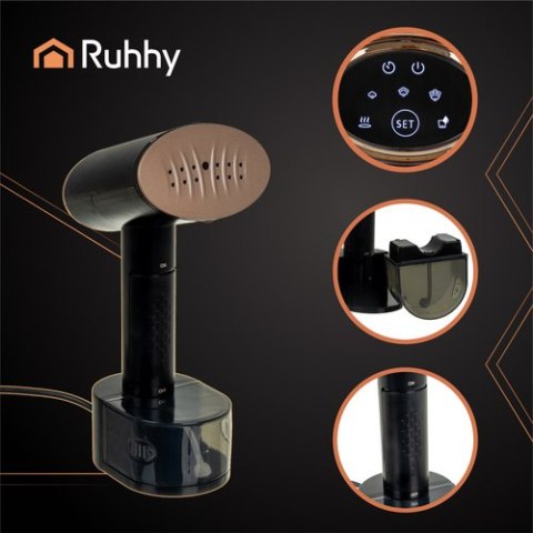 Parownica do ubrań 2000W czarna Mysti Ruhhy 26339